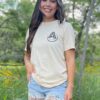 America Allen Black Logo Tan Tee - Image 2