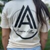 America Allen Black Logo Tan Tee